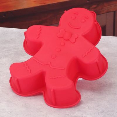 Christmas Gingerbread Man Candle Mold Cookie Chocolate Bakin