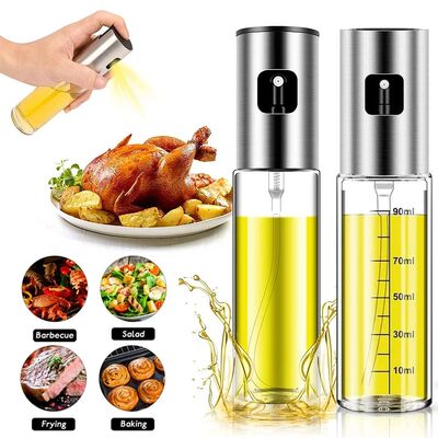 Barbecue Glass Mixing Condiment Bottle Vinegar Soy Sauce Spr