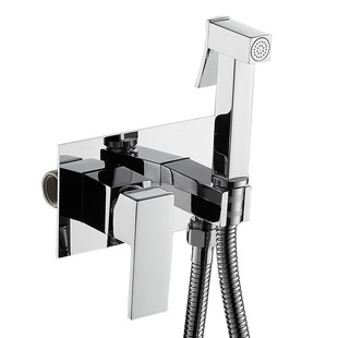 Faucet Black Tap Bathroom Shower Bidet Pressure Brass High