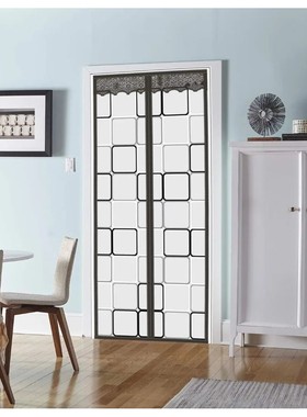 Thermal ulation door curtain - magnetic warm for winter door