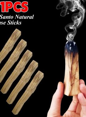 5-1PCS Palo Santo Natural Incense Sticks Wooden Smudging Str