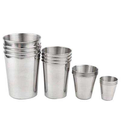 1PC Stainless Steel Metal Beer Cup Wine Cups Mini Glasses Ki