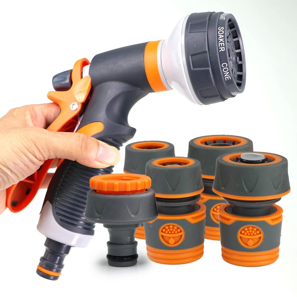 8 Styles Water Gun for Car Cleaning Garden Hose Lawn Irrigat