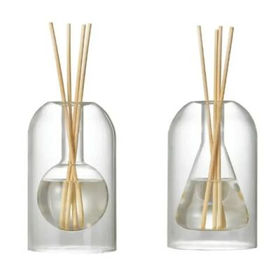 130/200ML Transparent Glass Aromatherapy Diffuser Bottle Gla