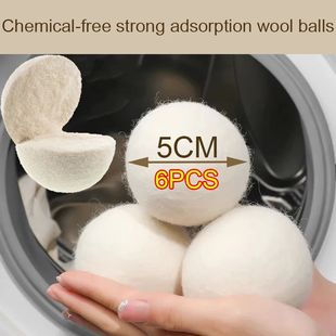 Clothes Wool Dryer Balls Laundry Tumble Dryer Balls 5cm Drye
