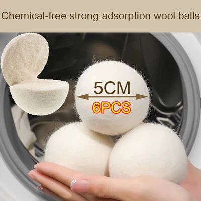 Clothes Wool Dryer Balls Laundry Tumble Dryer Balls 5cm Drye