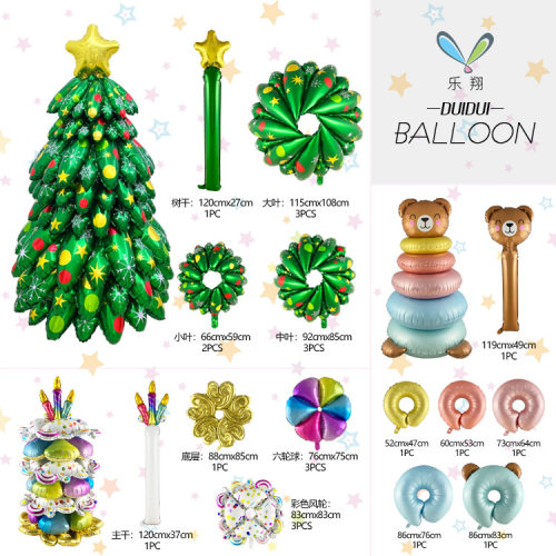 Diy Stacked Christmas Tree Stacked Bear Candle Cake Christma