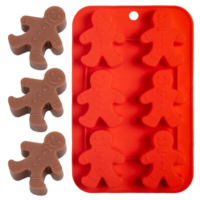 Gingerbread Man Silicone Mold MoldFun Christmas Party Ginger