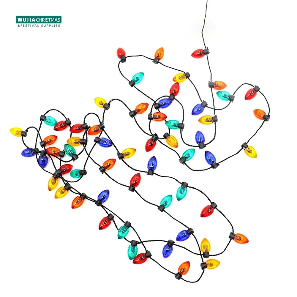 3/5Meters Christmas Garland Fake Light String No Electricity