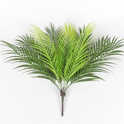 52cm 9Leaves Artificial Tropical Plants Fake Palm Plant Bran