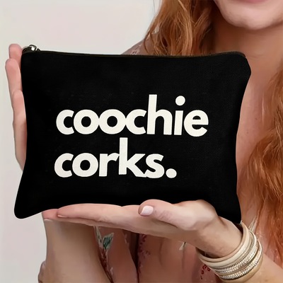 Temu Interesting Coochie Corks. Canvas Bag Medicine Storage
