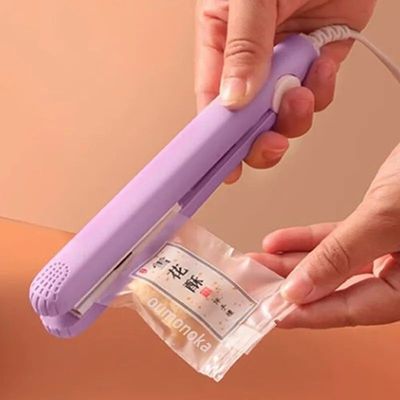Mini Plastic Bag Sealer Machine Storage Bag Clip Vacuum Seal
