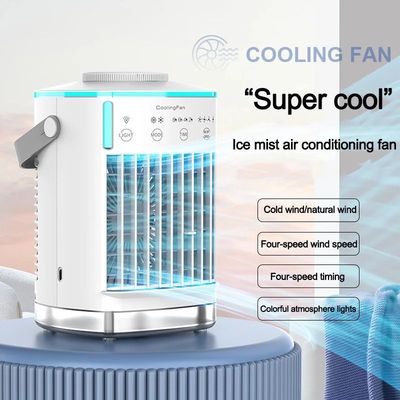 Small electric fan with water and ice office air conditionin