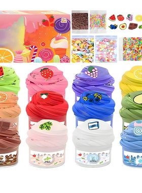 Butter Fluffy Slime Kit Multi-color Slime Super Soft Non-Sti