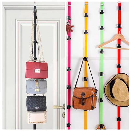1pc Door Hook Rack Hat Bag Coat Clothes Rack Organizer Back