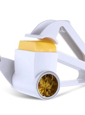 Rotary Cheese Grater Manual Handheld Cheese Grater with Stai