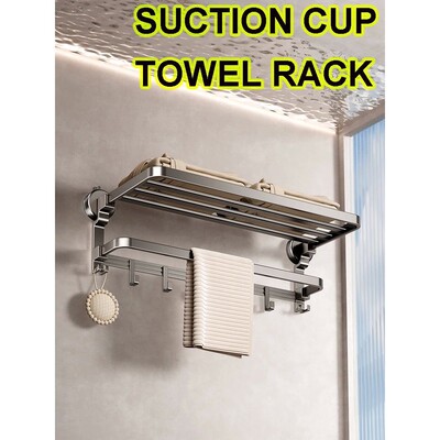 Bathroom Towel Rack Without Drilling Suction Cup Towel Holde