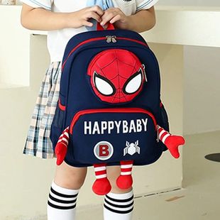 Heroes Super Student School Cartoon Spiderman Bag Backpacks