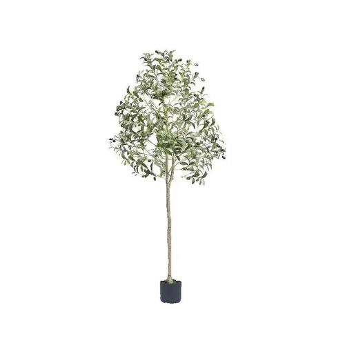 SucceBuy Artificial Olive Tree 4/5/6FT Tall Faux Plant Secur
