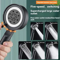 5 Modes Shower Head High Pressure Showerhead Portable Filter