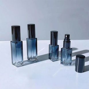 Gradient Blue Perfume Bottle 5ml 9ml 20ml Empty Glass Parfum
