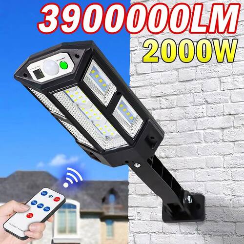 Newest Solar LED Light 300000LM Outdoor Solar Lamp Of Motion