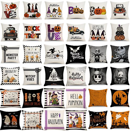Halloween Combination Pillow Case Home Sofa Decorative Cushi