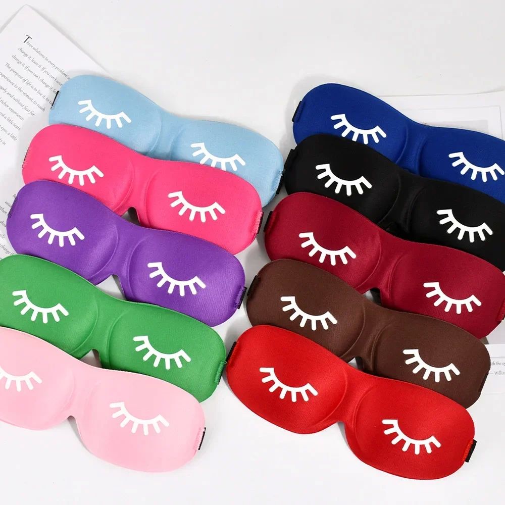 3D Sleep Mask Beauty Eyelash Sleeping Eye Mask Eyeshade Slee