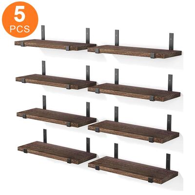 5 layers floating shelf, a word board shelf,Wall organizer,
