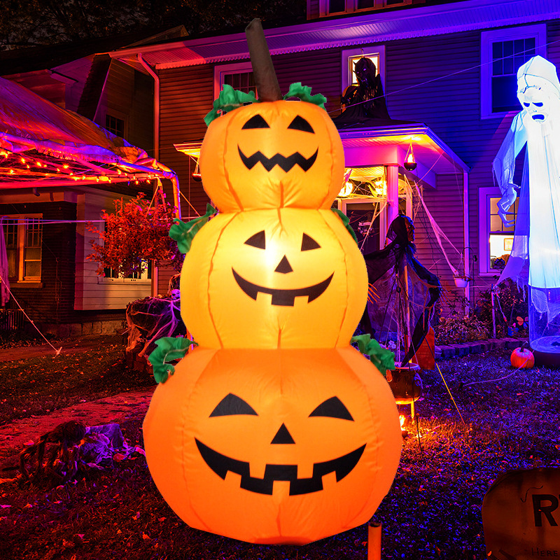 Halloween Pumpkin Air Model 1.2 Meters 3 Pumpkin Ghost Hallo