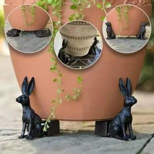 Garden Resin Flower Pcs Pot Holders Outdoor Bonsai Foot