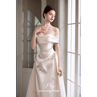 法式轻婚纱新娘2024新款高级感