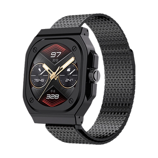 适用华为Watch GT Cyber表带gtcyber表壳改装三珠钢米兰尼斯金属壳HUAWEI智能手表新款可替换腕带