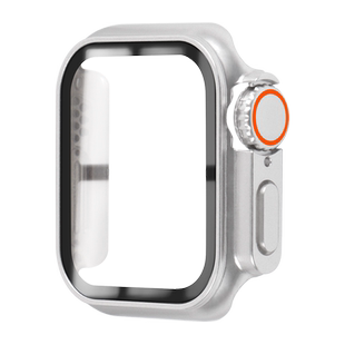 适用iwatch8秒变保护表壳苹果ultra壳膜一体式applewatch se/s6/s5/s7/s8新款运动S9高级改装壳保护套