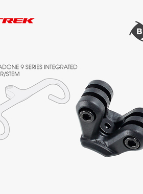 TREK崔克Bontrager MADONE一体把碳纤维XXX自行车车把两用基座