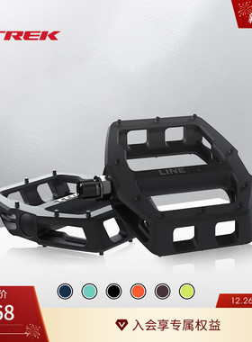 TREK崔克Line Comp自行车平稳防滑耐磨坚固多功能尼龙平板脚踏