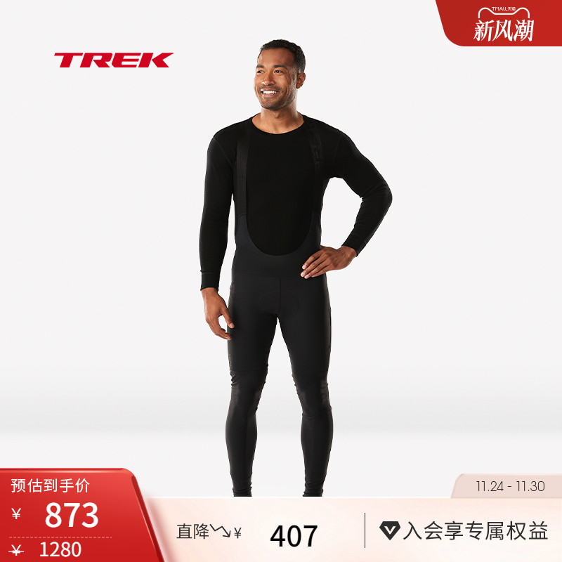 TREK崔克Circuit抓绒骑行背带裤