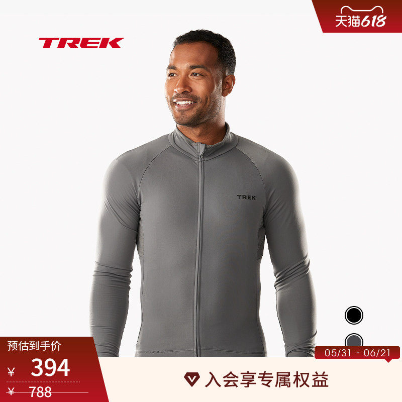 TREK崔克Circuit Thermal男式多功能弹力透气保暖抓绒长袖骑行服
