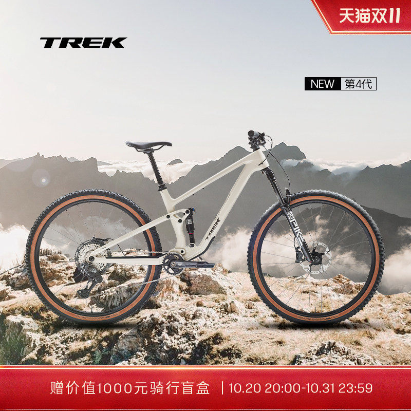 TREK崔克TOP FUEL 9.8 XT Di2碳纤维电变全避震软尾山地自行车