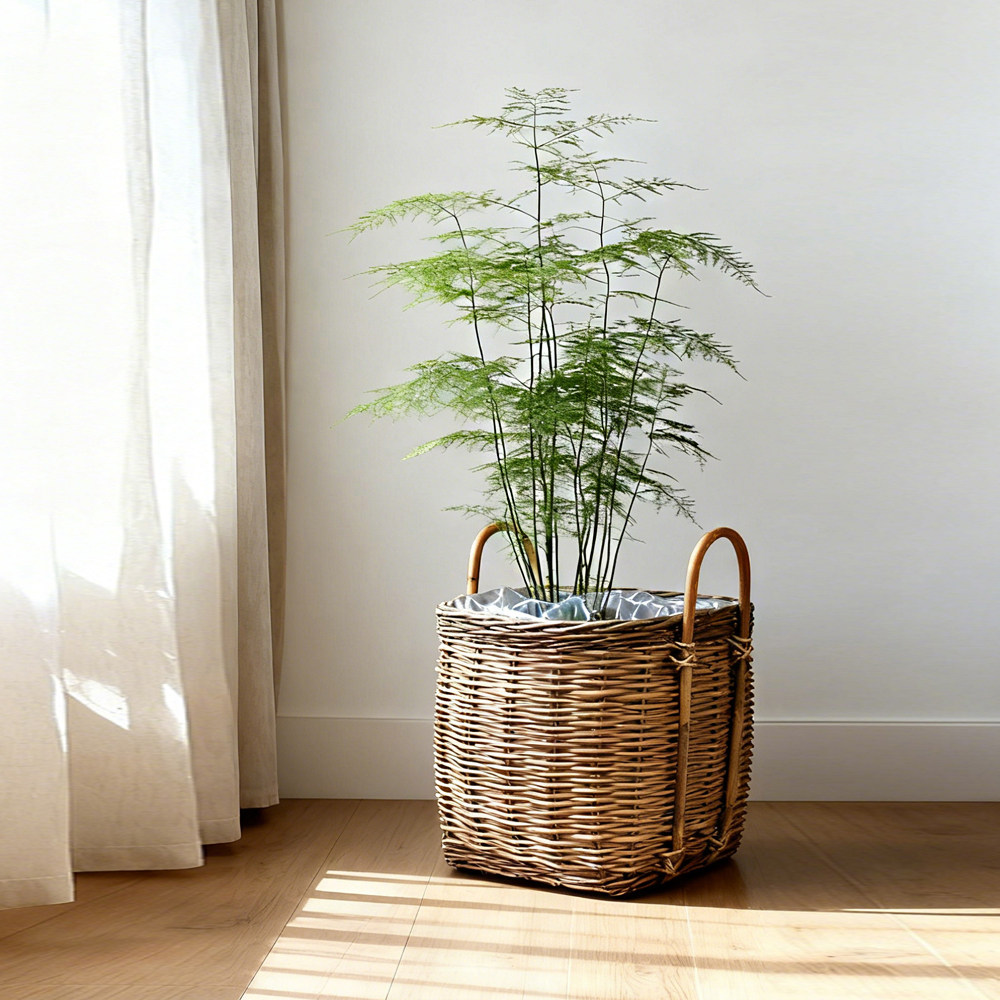 复古藤编花篮绿植套盆花器花盆客厅阳台民宿橱窗装饰篮子手提花篮,家居饰品,花篮,淘宝优惠券,粉丝福利购,淘宝优惠卷