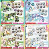 迷你胶囊吧唧卡通动漫25mm周边迷你二次元 谷子双闪马口铁徽章