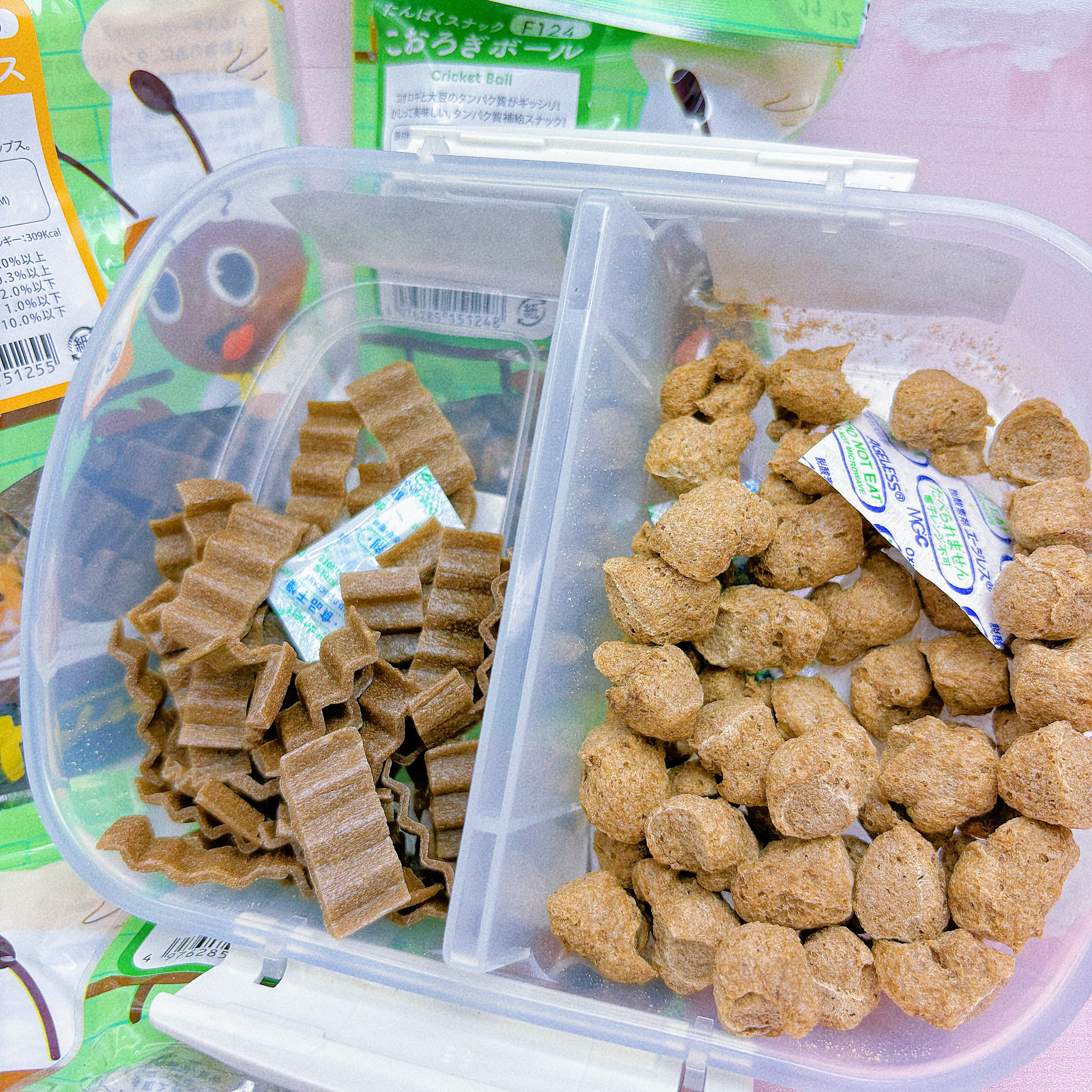 笨熊本熊 日本品高蟋蟀零食系列蟋蟀球蟋蟀肉片追肥长肉仓鼠啮齿