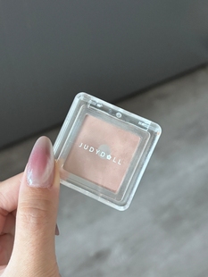 对于肿泡眼来说！juduo橘朵单色眼影打底色35奶茶色哑光日常腮红