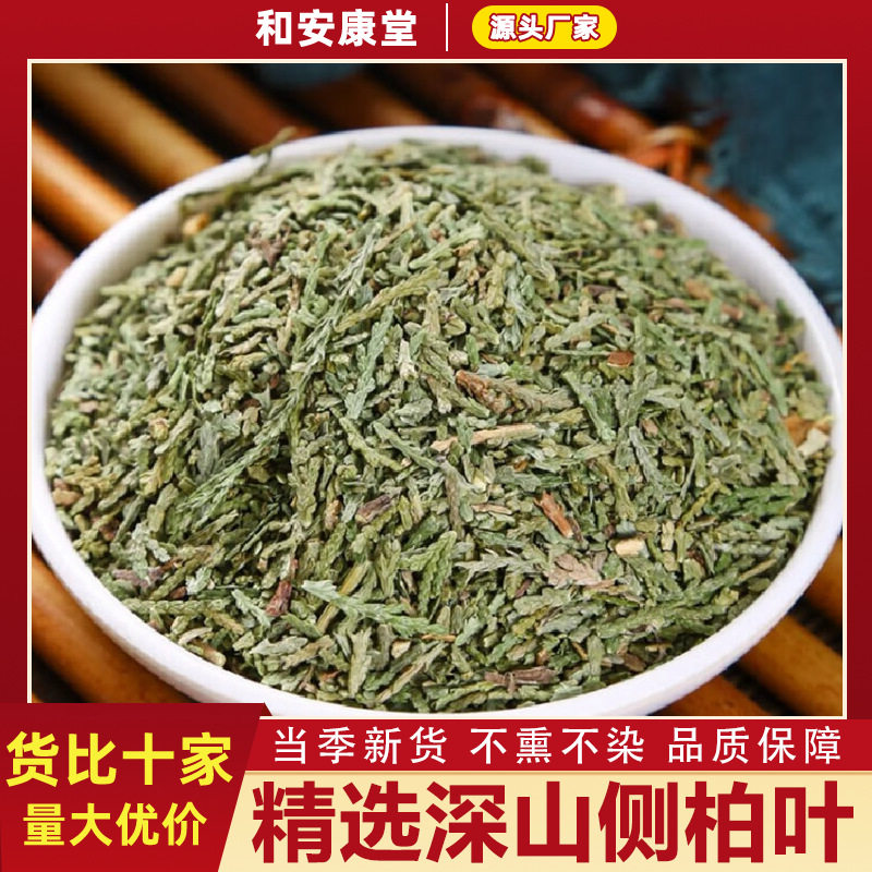 材新鲜侧柏叶生侧柏叶扁柏叶洗头洗发水搭何首乌侧柏叶粉原料真货