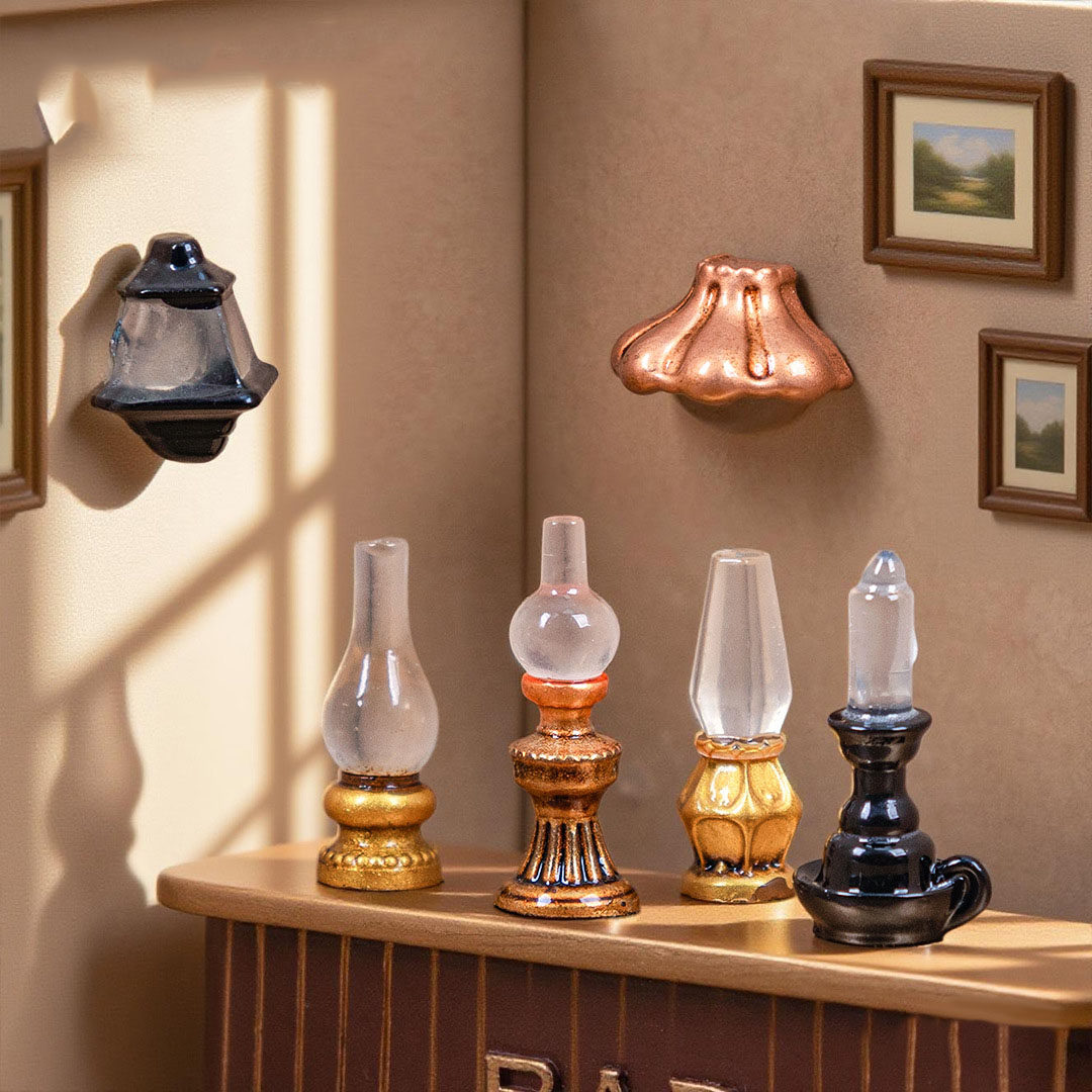 微景观简约创意复古夜光酥油灯娃娃屋造景 DIY装饰品迷你树脂摆件,家居饰品,装饰摆件,淘宝优惠券,粉丝福利购,淘宝优惠卷