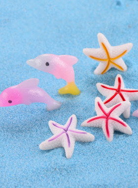 微景观卡通鱼缸钥匙扣挂件水族箱