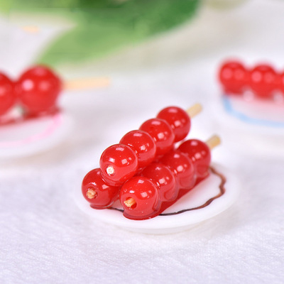 糖葫芦多肉造景配件树脂工艺品