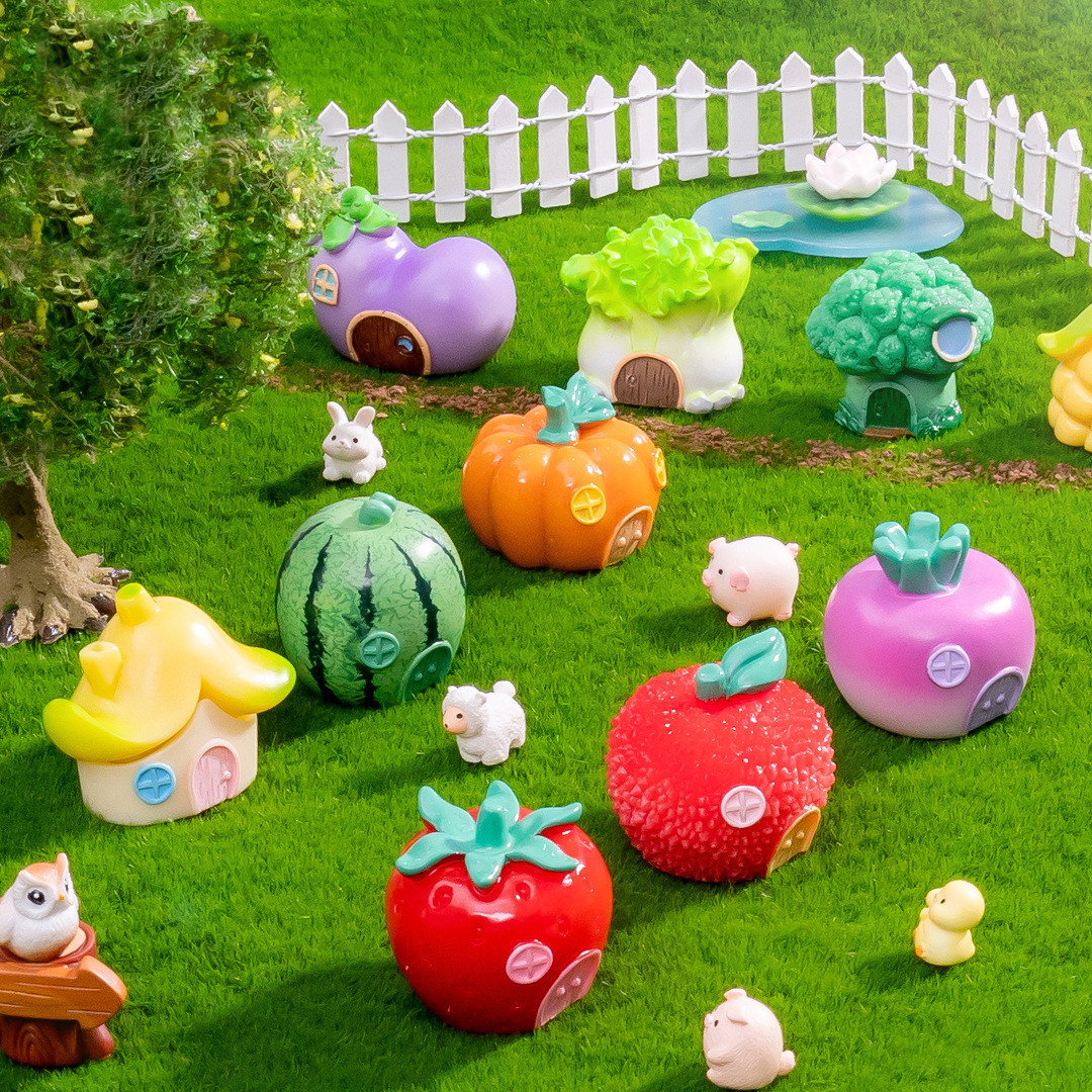 微景观简约创意微缩娃娃屋水果蔬菜房子 DIY装饰品迷你树脂小摆件,家居饰品,装饰摆件,淘宝优惠券,粉丝福利购,淘宝优惠卷