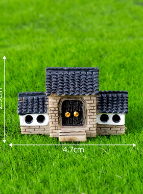 微景观中式风盆栽摄影道具小摆件