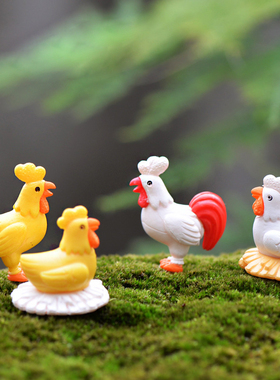 微景观摄影可爱风pvc小公仔摆件